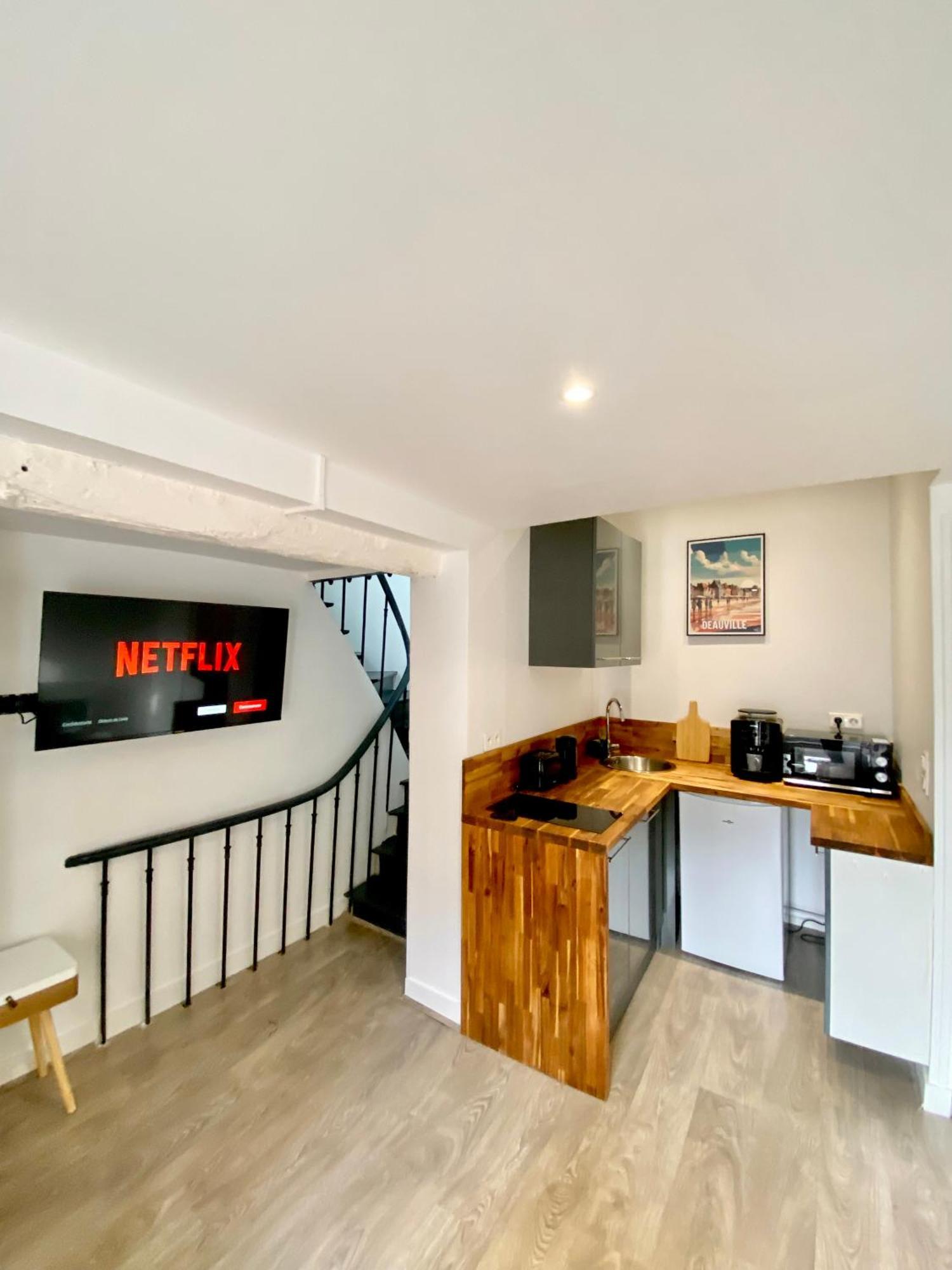 Le Duplex Rouen Cocooning Rouen Centre Parking Exterior foto